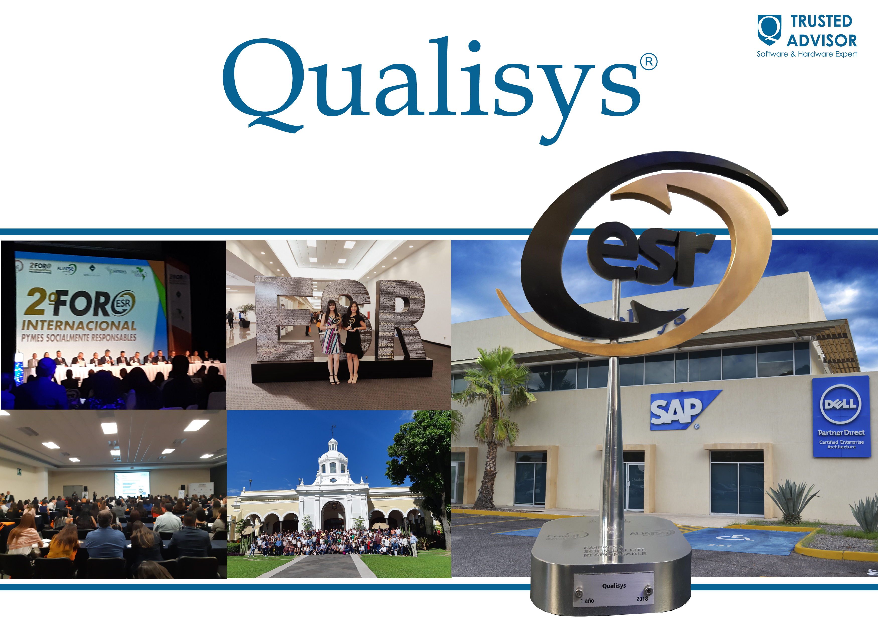 Qualisys recibe por 1era vez distintivo por ser una Empresa Socialmente Responsable  - Image